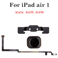 1ชุดปุ่มโฮมโค้งสำหรับ iPad Air 1 A1474 A1475 A1476บ้าน Flex ส่วนสายเคเบิลสำหรับเปลี่ยน