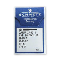 10ชิ้นเข็ม Schmetz CPX12สำหรับตกแต่งเครื่องเย็บผ้า29-DHA อุตสาหกรรม29-C-151 151 S ผลิตในประเทศเยอรมนี