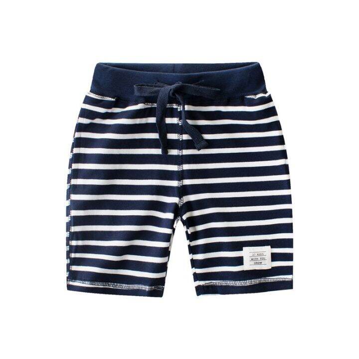 kids-clothing-summer-baby-boys-casual-beach-bottom-shorts-stripe-cotton-pocket-trousers-sports