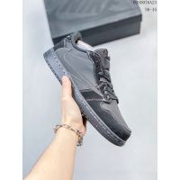 HOT ✅Original ΝΙΚΕ Ar* J- 1 x T- S- Low Barb Fashion Culture Basketball Shoes Comfortable Casual Sports Shoes All Black {Free Shipping}