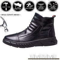 ใหม่แฟชั่นรองเท้านิรภัยกันน้ำผู้ชาย Anti-Smashing และ Anti-Piercing Safety Work Boots