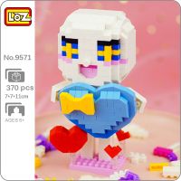 LOZ 9571 Zodiac Aquarius Constellation Heart Monster Doll Model DIY Mini Diamond Blocks Bricks Building Toy for Children no Box