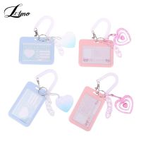 【CW】☑❀✣  Ins Photocard Holder Kpop Idol Card Transparent Photo Sleeves ID Bus Protector Pendant Keychain