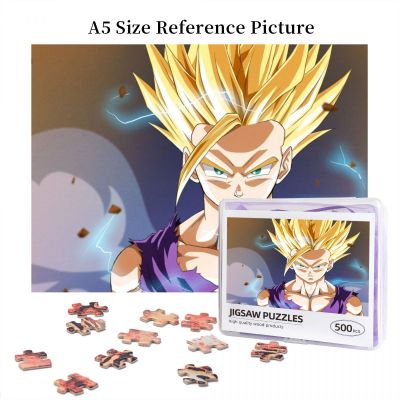 Dragon Ball Z Gohan Is Mad Wooden Jigsaw Puzzle 500 Pieces Educational Toy Painting Art Decor Decompression toys 500pcs