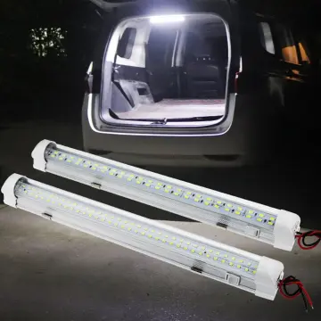 10pcs 12V Interior LED Light Bar, 11.81inch 19.69inch 5630 SMD LED Light  Strip With Switch For Car, Trailer, Truck Bed, Van, RV, Cargo, Boat,  Cabinet