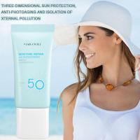 30ml/60ml SPF50+ Sunscreen Anti-ultraviolet Nourishing Cream Sun Sunscreen For Summer Moisturizing S0Q9