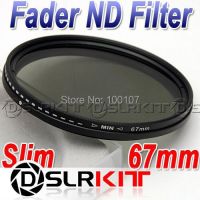 Slim 67mm 67 Fader ND Filter Neutral Density ND2 to ND400 Filters