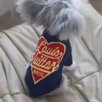 เสื้อกันหนาว ขนาดเล็ก กลาง ให้ความอบอุ่น สไตล์ฝรั่งเศส สําหรับสัตว์เลี้ยง สุนัข แมว