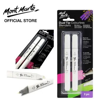 Mont Marte Fine Tip Marker Tri Grip in Case, 12 Pieces