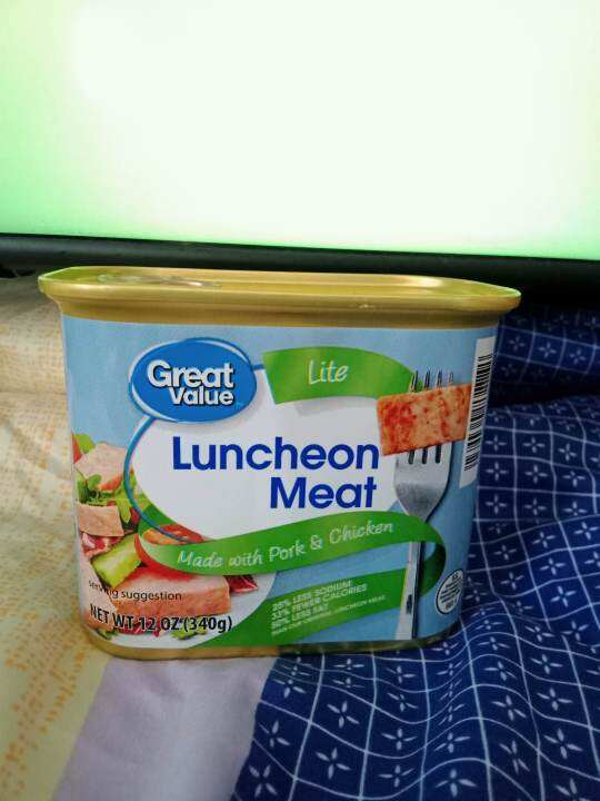 GREAT VALUE LUNCHEON MEAT LITE 340g Lazada PH