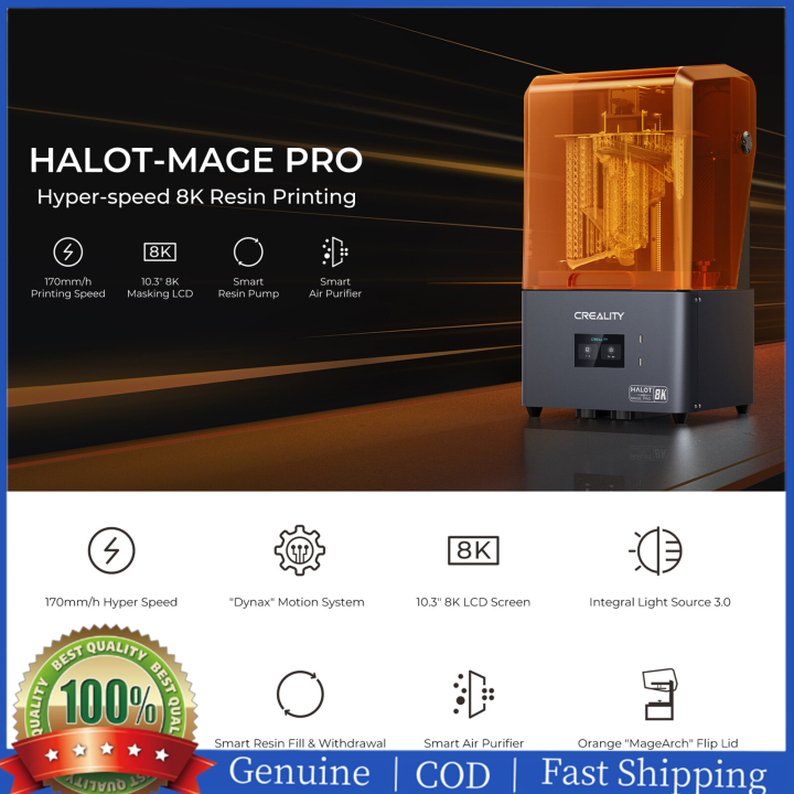 รหัส-เครื่องพิมพ์3d-halot-mage-creality-pro-เครื่องพิมพ์ยูวีโฟโตเซอร์เรซินความละเอียด8k-10-3-ขาวดำอินทิกรัลพิมพ์เร็วรางคู่แกน-z-ขนาดการพิมพ์ที่ใหญ่ขึ้น8-97x5-03x9-05in-รองรับการเติมและการถอนเรซินอัจฉร