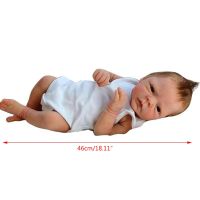 [COD]WIT Infant Bed Girl Doll Cute Baby Girl Reborn With Ed Paint Pleted Doll