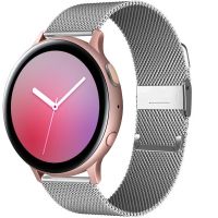 ✔ สายนาฬิกา Milanese สำหรับ Samsung Galaxy Watch 4 40mm 44mm สายรัดข้อมือสร้อยข้อมือสแตนเลสสำหรับ Galaxy นาฬิกา 4 Classic 42 มม. 46mm