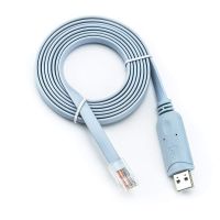 สายเคเบิ้ล USB To Serial / RS 232 Console Rollover สำหรับ Cisco Route RJ45 Cable บริการเก็บเงินปลายทาง