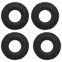 4PCS 52X17Mm 1.0 Soft Tires Tyre for 1/24 RC Crawler Car Axial SCX24 90081 AXI00001 Upgrade Parts