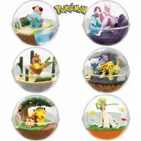 [Toy City] Pokemon Poke Ball ตัวเลข Clefairy Farfetchd Bikachu Raikou Kawaii การ์ตูน Pvc Action Figure ตุ๊กตาเครื่องประดับสำหรับของเล่นเด็ก