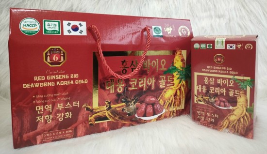 Cao tinh chất hồng sâm linh chi red deawoong korea gold - ảnh sản phẩm 3