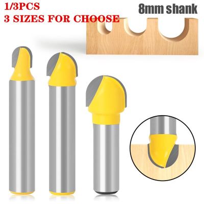 1/3Pc 8mm Shank Double Edging Router Bits สําหรับ Wood Cove Box Bit ทังสเตนคาร์ไบด์ Endmill Miiling Cutter งานไม้