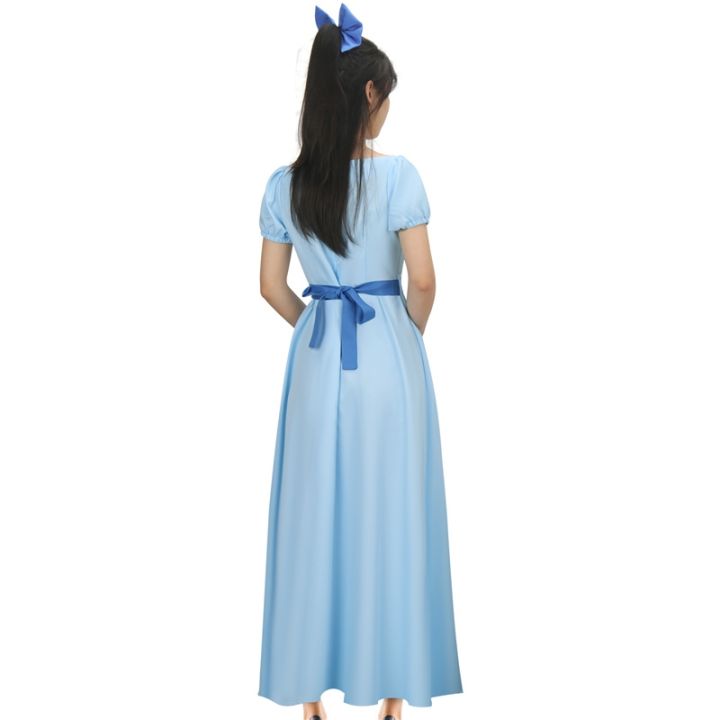 peter-pan-wendy-cosplay-dress-adult-woman-long-blue-dresses-french-maid-outfits-with-belt-bow-hairpin-headwear-sets