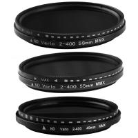 ตัวกรองเปลี่ยนแปลงได้ND 49Mm/58Mm ปรับได้ Nd2เพื่อ Nd400ความหนาแน่นเป็นกลางเลนส์กล้องถ่ายรูปสำหรับ Canon Nikon