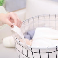 Foldable Round Cotton Linen Dirty Laundry Basket Organizer Bucket Clothing Kids Toy Large Capacity Storage Home Sundries Sorting