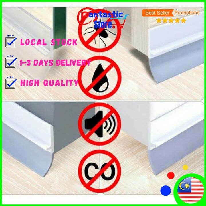 Door Bottom Seal with Tape Cover Door Gap Privacy Block Mosquito