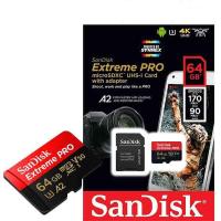 SanDisk EXTREME PRO microSDXC UHS-I 64GB 90MB With adapter