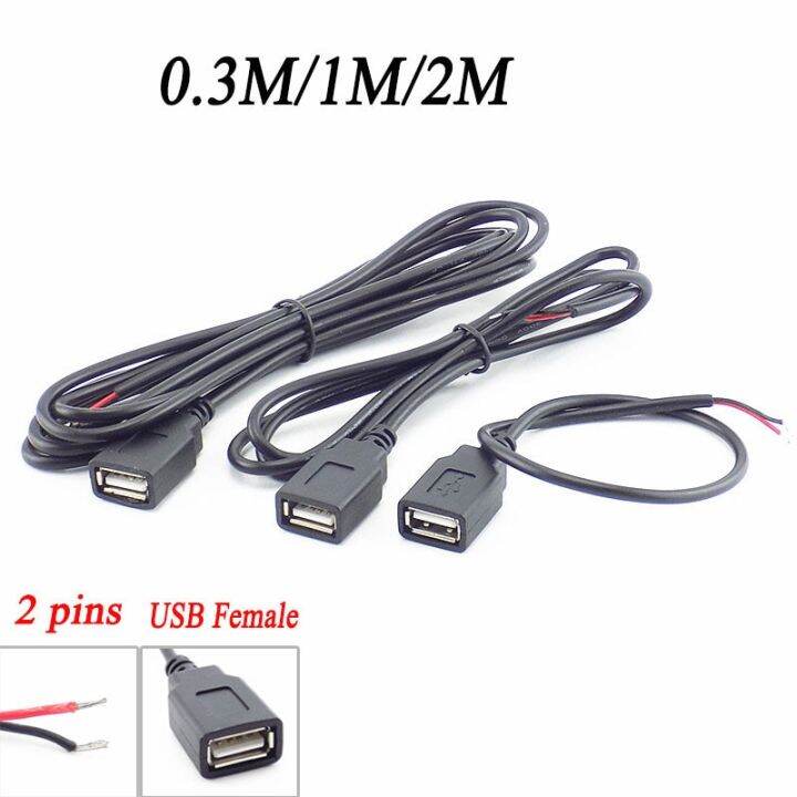 0-3m-1m-2m-2-pin-micro-usb-2-0-a-female-jack-2-wire-power-charge-charging-cable-cord-extension-connector-diy-5v-adapter-cable