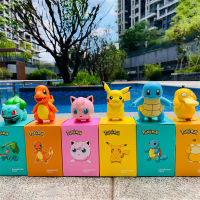 Pokémon Pikachu Up to Duck Wonder Frog Seed Jenny Turtle Little Fire Dragon Fat Ding Anime Figure Decoration【Fast delivery】 In stock