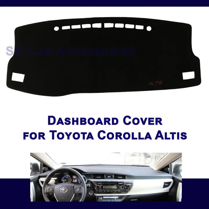 Toyota Corolla Altis 2014 , 2015 , 2016 , 2017 , 2018 High Quality Dashboard Mat Cover Dash Mat
