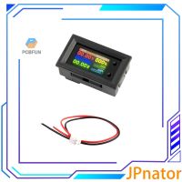 JPnator Pcbfun DC 6 ~ 30V 20A 1.14 IPS หน้าจอสี LCD 8 In 1มัลติฟังก์ชั่มิเตอร์วัดกระแสไฟพลังงาน