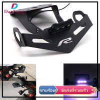 【DANLONG ?】Motorcycle License Plate Frame Bracket Mount Holder With Led Indicator Light For Yamaha R15 V3