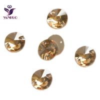 【CW】 YANRUO Top 3200 Rivoli Glass Sew Rhinestones Rhinestone Sewing Crystals for Clothing Decoration