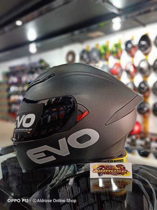 EVO GSX 3000 v2 Matt titanium Fullface helmet Lazada PH