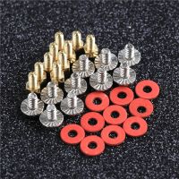 30Pcs Assorted M3 Computer Golden Motherboard Riser Silver Screws Red Washers Set Security Screws Tornillos De Todas Las Medidas