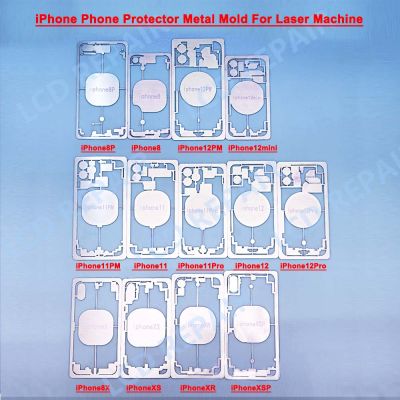Metal Abrasion Resistant Mobile Phone Protector Battery Motherboard Mold For iPhone 8G To 12Pro Max Back Glass Laser Separating