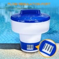 Pool Chemical Dispenser 5/8 Inch Premium Floating Chlorine Dispenser for Indoor Outdoor Swimming Pools Holder Usable Dispenser