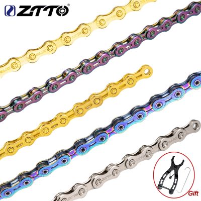 ZTTO MTB Road Bike Chain 1/ 8/ 9/10/11/12 Speed Chain 9s 10s 11s 12s Chain Bicycle Chain And Master Missing Link 106L 116L 126L
