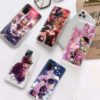 D-101 JoJos Bizarre Adventure อ่อนนุ่ม เคสโทรศัพท์ หรับ Samsung A34 M52 A04 M30S A23 M23 M53 M21 A54 M30 A40S A9 A14 A04S M33 Plus โปร่งใส ปก