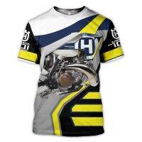 2023Husqvarna Motor 3D All Over Printed Clothes DA280Fashion trend summer short-sleeved 3DT shirt