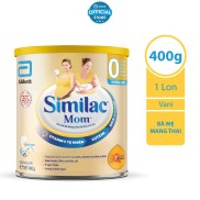 Sữa bột Similac Mom IQ 400g hương vani