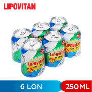 LỐC 6 LON NƯỚC TĂNG LỰC MẬT ONG HONEY ENERGY DRINK LIPOVITAN 250ML