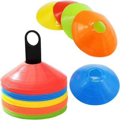 【YF】 10Pcs Soccer Disc Cone Set Football Agility Training Saucer Cones Marker Discs Multi Sport Space Accessories
