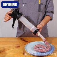 hot【DT】✜✠●  Sausage Maker Stuffer Jerky Gun Manaul Meat Syringe Made Homemade Small Filler