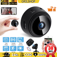 【ราคาพิเศษ】A9 กล้องจิ๋ว wifi หน้าแรก night vision 1080P HD WIFI กล้องวงจรปิด 360°พาโนรามามุมกว้าง ​ซ่กล้องจิ๋วไร้สาย wifi คืนวิสัยทัศน์ HD กล้องมินิ ภาพถ่ายทางอากาศ กล้องแอบถ่าย กล้องจิ๋วขนาดเล็ก HD กล้องจิ๋