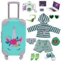 HOT Reborn Suitcase Inch Girl43Cm New Baby Dolls