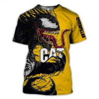 Catterpillar Top Gift Halloween 3D All Over Printed Man Clothes3D T Shirt{plenty}