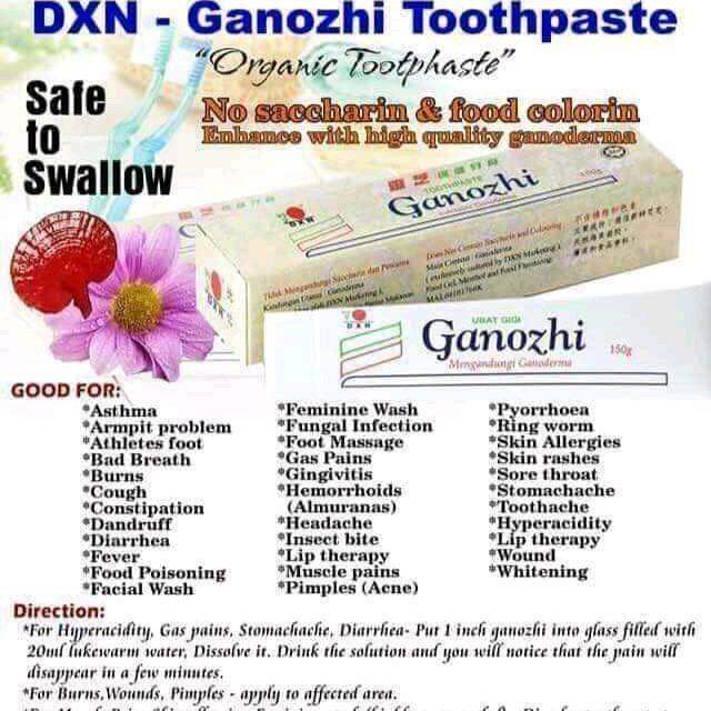 DXN GANOZHI TOOTHPASTE 75g (the magic toothpaste) Lazada PH