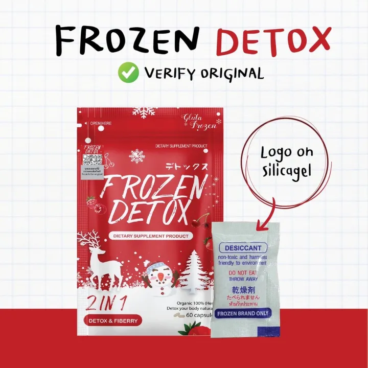 Frozen Detox Red ( Direct From Thailand) NATURAL DETOX & SLIMMING | Lazada  PH
