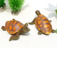 【LZ】❒◙❉  Polyresin Tartaruga para Fish Tank ornamento elegante do aquário Tartaruga Artificial Decoração Fornecimento 1PC